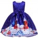 【2Y-9Y】Girls Christmas Sleeveless Princess Dress