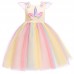 【2Y-11Y】Girls Net Yarn Unicorn Princess Dress