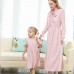 Sweet Pink Lace Mom Girl Matching Dress