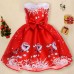 【2Y-9Y】Girls Christmas Sleeveless Princess Dress