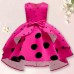 【2Y-11Y】Girls Sweet Polka Dot Print Sleeveless Princess Dress - 3618