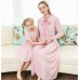 Sweet Pink Lace Mom Girl Matching Dress