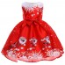 【2Y-9Y】Girls Christmas Sleeveless Princess Dress