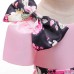 【3Y-10Y】Girl Pink Floral Print Bowknot Princess Dress