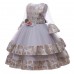 【3Y-11Y】Girl Sweet Mesh Sleeve Princess Dress