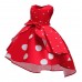 【2Y-11Y】Girls Sweet Polka Dot Print Sleeveless Princess Dress - 3618