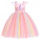 【2Y-11Y】Girls Net Yarn Unicorn Princess Dress