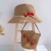 Sweet Strawberry Hat and Bag Set