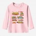 【12M-9Y】Boys Car And Airplane Transportation Print Cotton Stain Resistant Long Sleeve T-shirt