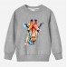 【12M-9Y】Kids Colorful Giraffe Print Cotton Stain Resistant Long Sleeve Sweatshirt