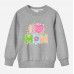 【12M-9Y】Girl Cute Mom Letter And Heart Shape Print Cotton Stain Resistant Long Sleeve Sweatshirt