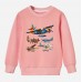 【12M-9Y】Boys Casual Airplane Print Cotton Stain Resistant Long Sleeve Sweatshirt