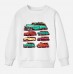 【12M-9Y】Boys Casual Car Print Cotton Stain Resistant Long Sleeve Sweatshirt