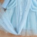 【2Y-10Y】Girl Sweet Dreamy Blue Ice Puffy Mesh Princess Dress