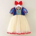 【2Y-10Y】2-piece Girl Cute Snow White Square Neck Puff Sleeve Princess Dress - 33340