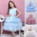 【6M-11Y】Girls Cake Princess Christening Gown - 3625