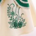 【3Y-11Y】Girls Sweet Embroidered Bowknot Puff Sleeve Princess Dress